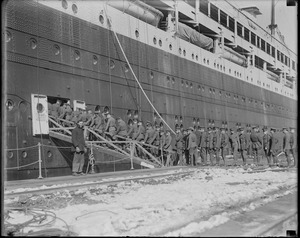 US troops boarding Leviathan