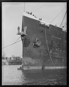 SS Leviathan, dry docking, South Boston