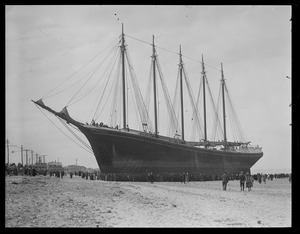 Schooner Nancy aground at Nantasket