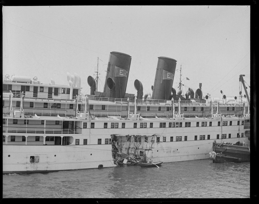 SS Boston - rammed off Newport, R.I.