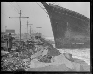 Ship aground at Nantasket (Nancy)