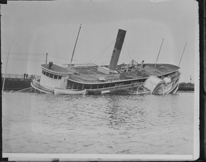 Paddleboat sinking