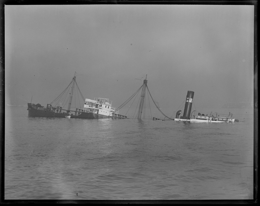SS Edward Peirce - sunk in Boston Harbor