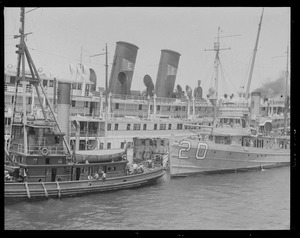 SS Boston rammed off Newport, R.I.