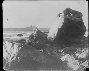 SS Robert E. Lee aground on Mary Ann Ledge off Manomet Point