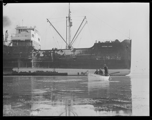 Stranded Collier SS Northern Sword on Faun Bar off Winthrop