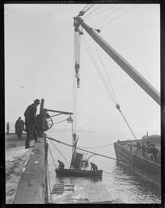 Tug sinks at old T-wharf