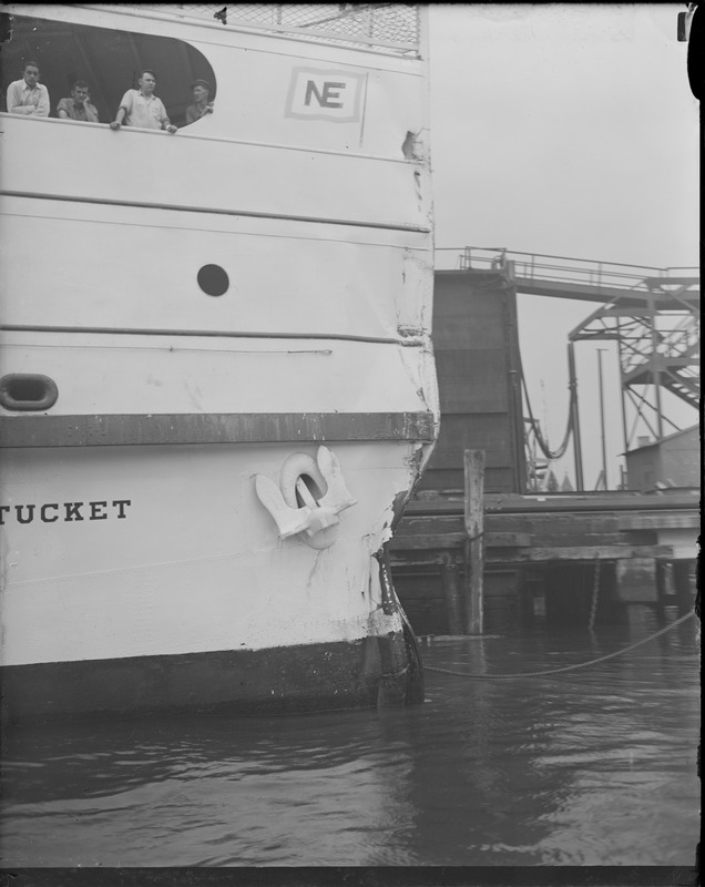 SS Nantucket crashes. Not the training ship.