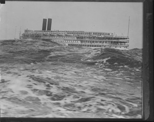 SS Commonwealth in distress off Point Judith. Disaster.