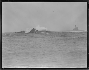Sub S-19 aground off Nauset Beach, Orleans