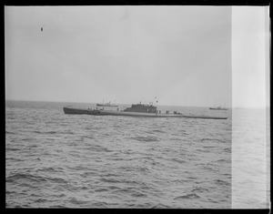 Submarine under sail