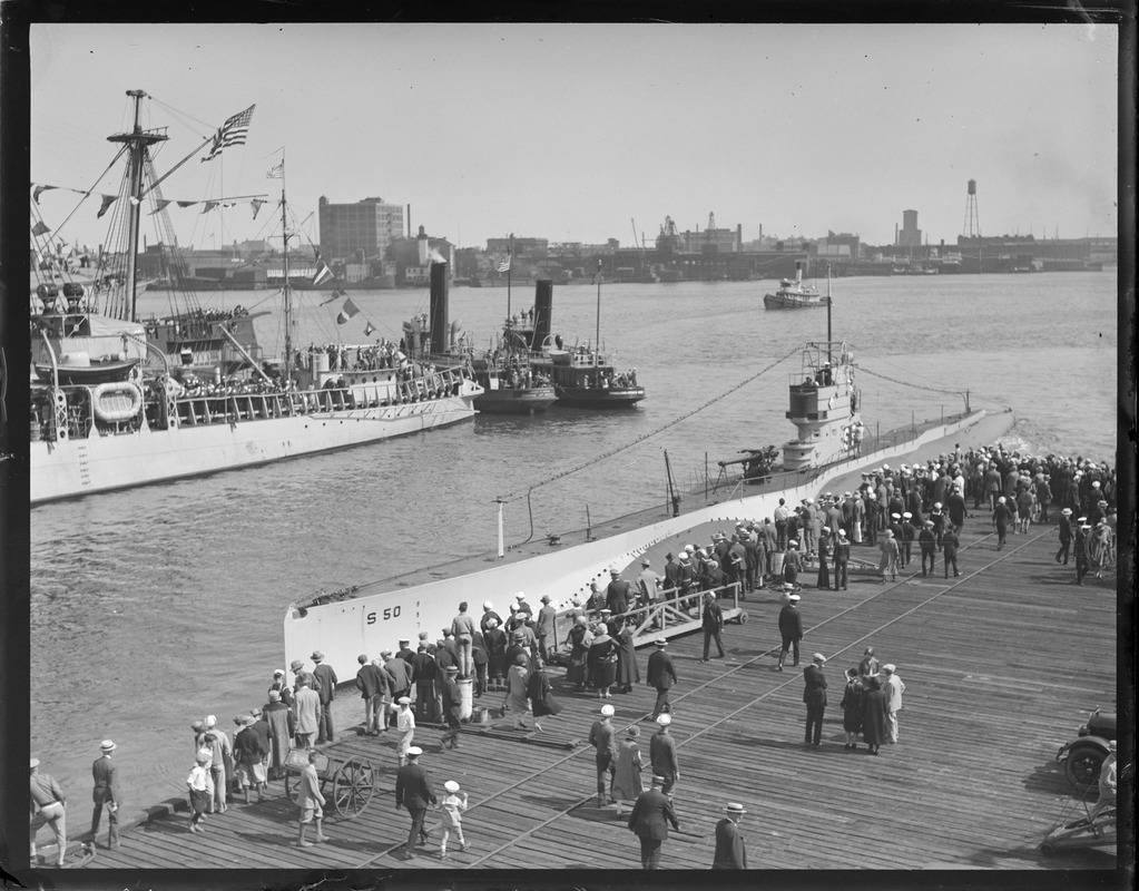 Sub S-50 in Navy Yard