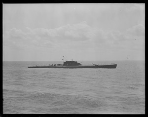 Italian submarine Balilla off Boston lightship