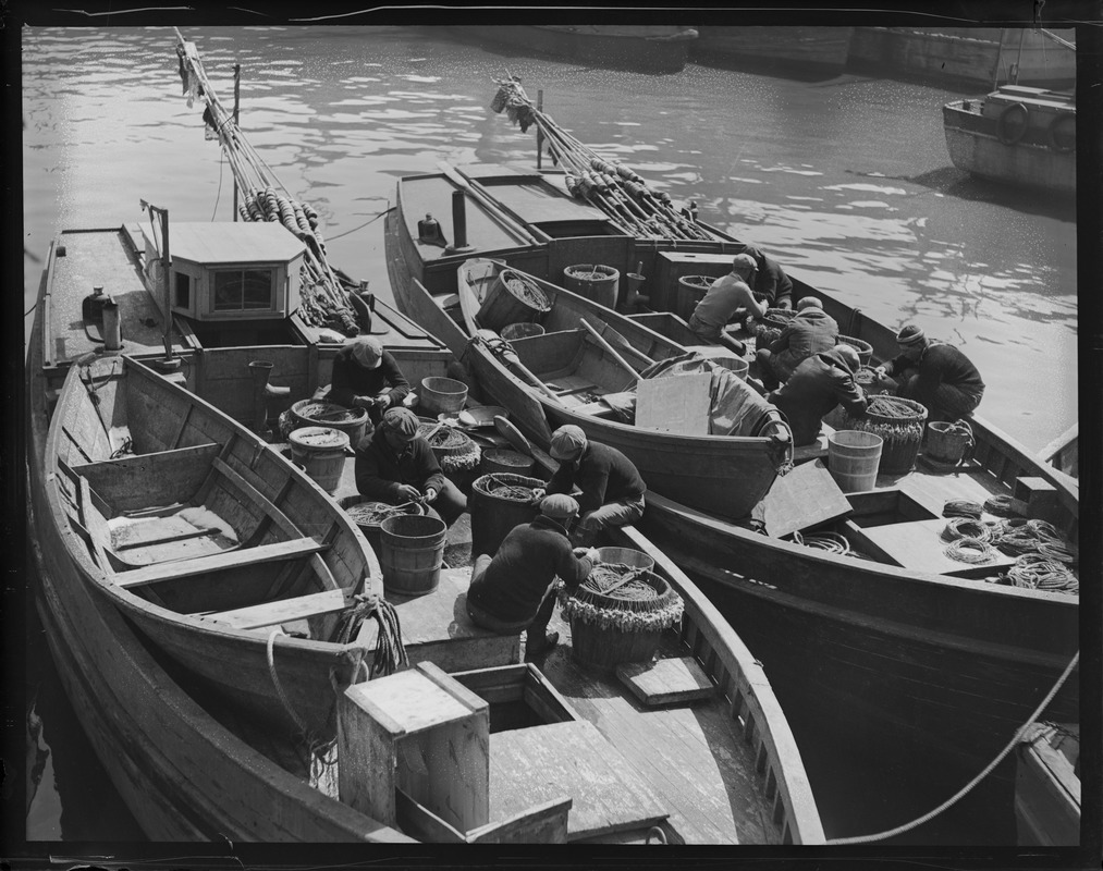 T-wharf Italian fishermen