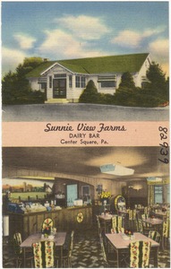 Sunnie View Farms, dairy bar, Center Square, Pa.