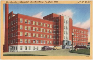 Chambersburg Hospital, Chambersburg, Pa., built 1950