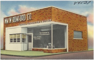 WM. W. Rumford Co., general contractor & builder