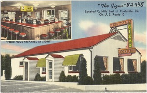 "The Gizmo", located 1/4 mile east of Coatesville, Pa., on U.S. Route 30