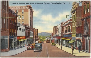 West Crawford Ave. from Brimstone Corner, Connellsville, Pa.