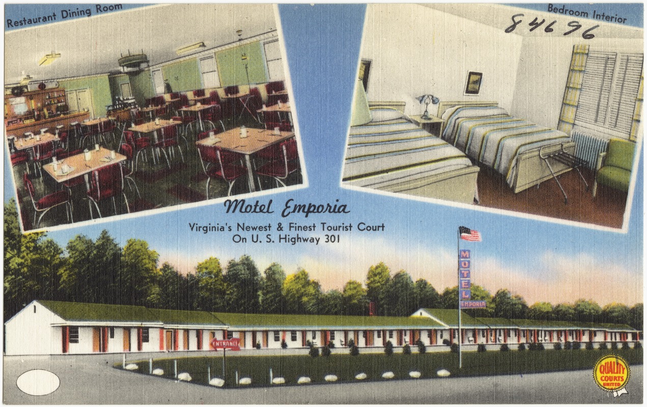 Motel Emporia, Virginia's newest & finest tourist court, on U.S. Highway 301