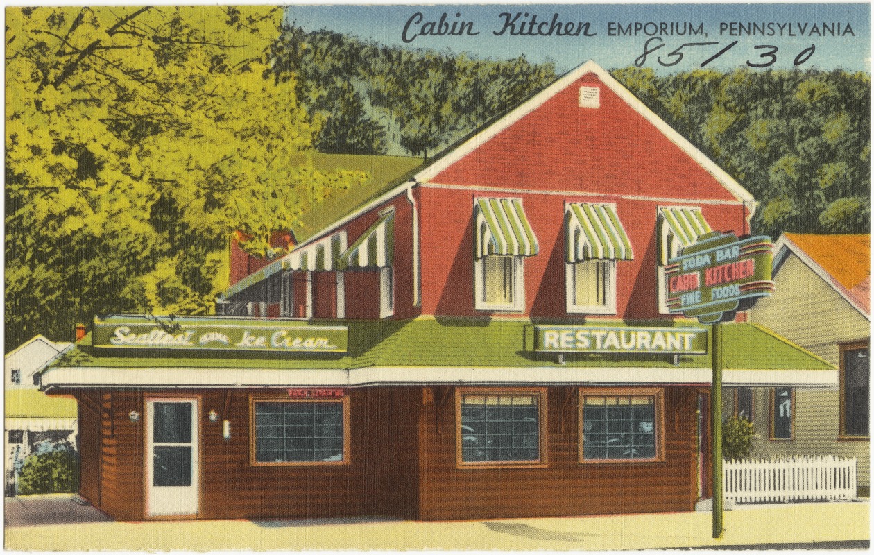 Cabin Kitchen, Emporium, Pennsylvania