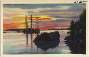 Sunset, Erie Bay, Erie, Pa.