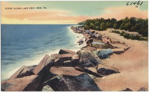 Scene along Lake Erie, Erie, PA.