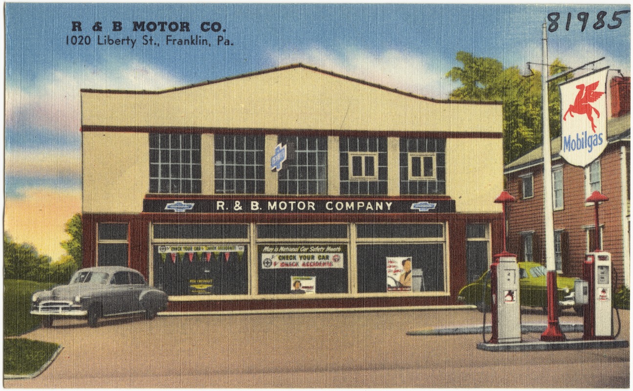 R & B Motor Co., 1020 Liberty St., Franklin, Pa.
