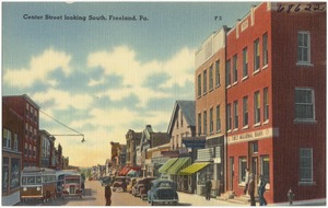 Center Street looking south, Freeland, Pa.