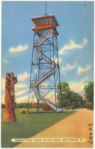 Observation Tower on Oak Ridge, Gettysburg, PA.