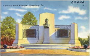 Lincoln Speech Memorial, Gettysburg, Pa.