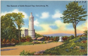 The Summit of Little Round Top, Gettysburg, Pa.