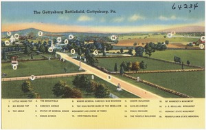 The Gettysburg Battlefield, Gettysburg, Pa.