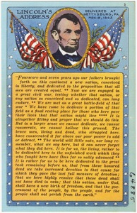 Lincoln's Address, delivered at Gettysburg, PA. Nov. 19, 1863
