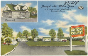 Shangri - La Motor Court, U.S. Route #11 -- 3 miles south of Greencastle, Penna.