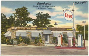 Barnhart's, Route 22, 11 miles east of Harrisburg, Penna.