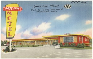 Pass-Inn Motel, U.S. Route #11 (south) 3 miles west of Harrisburg, Pennsylvania