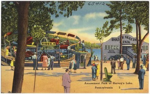 Amusement Park at Harvey's Lake, Pennsylvania