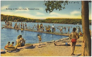 Bathing at Harvey's Lake, Pennsylvania