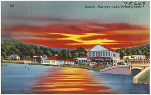 Sunset, Harvey's Lake, Pennsylvania