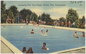 Swimming pool, Irem Temple Country Club, Pennsylvania