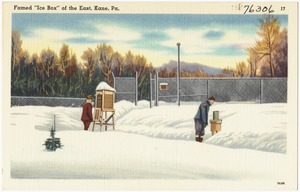 Famed "Ice Box" of the East, Kane, Pa.