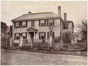 Old Calvin B. Farmer House, corner of Pynchon and Roxbury Sts. (Lower block now occupies the site)