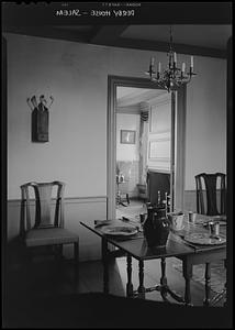 Derby House, Salem: interior