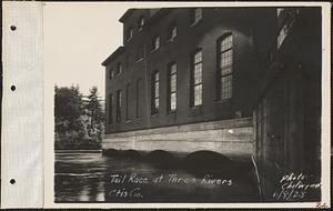 Three Rivers, hydroelectric station, tailrace, Otis Co., Palmer, Mass., Jun. 8, 1928