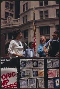 Postal Service Day event, Post Office Square, Boston