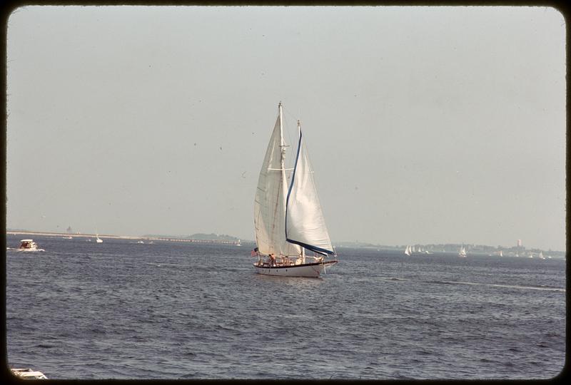 Sailboat, Boston Harbor Digital Commonwealth