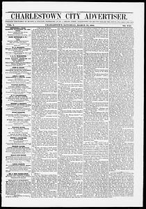 Charlestown City Advertiser, March 13, 1852