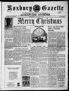 Roxbury Gazette and South End Advertiser, December 24, 1959