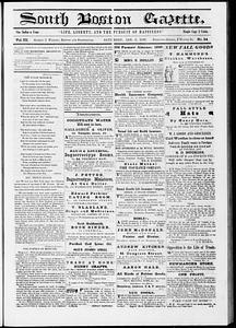South Boston Gazette, January 06, 1849